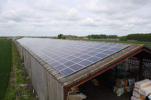 Solar Panel Array at Service Timber